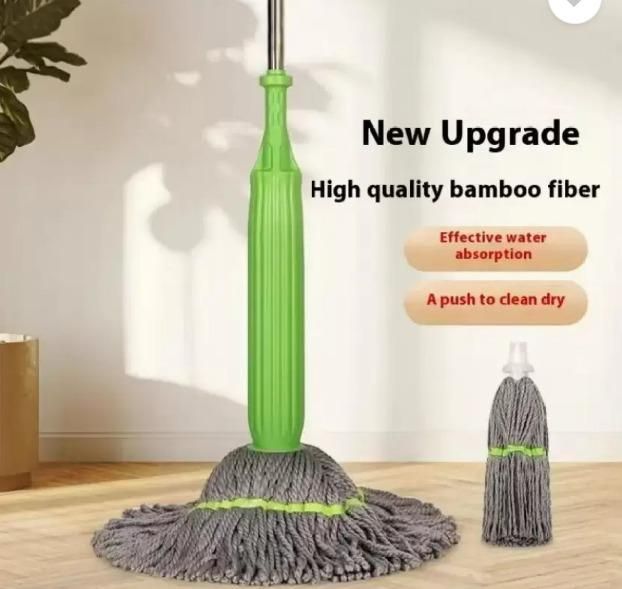 Smart Spin Mop with Bucket – 360° Rotating Microfiber Mop