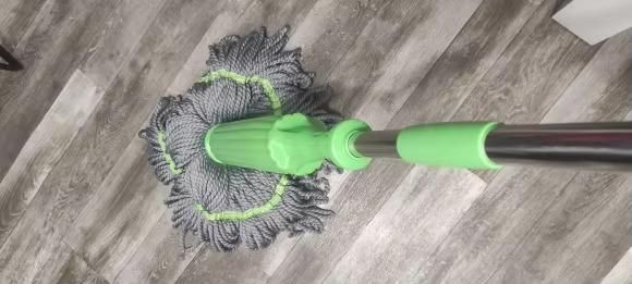 Smart Spin Mop with Bucket – 360° Rotating Microfiber Mop